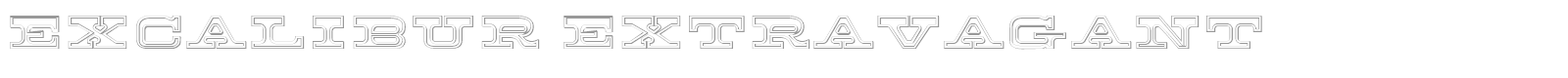 Excalibur font preview